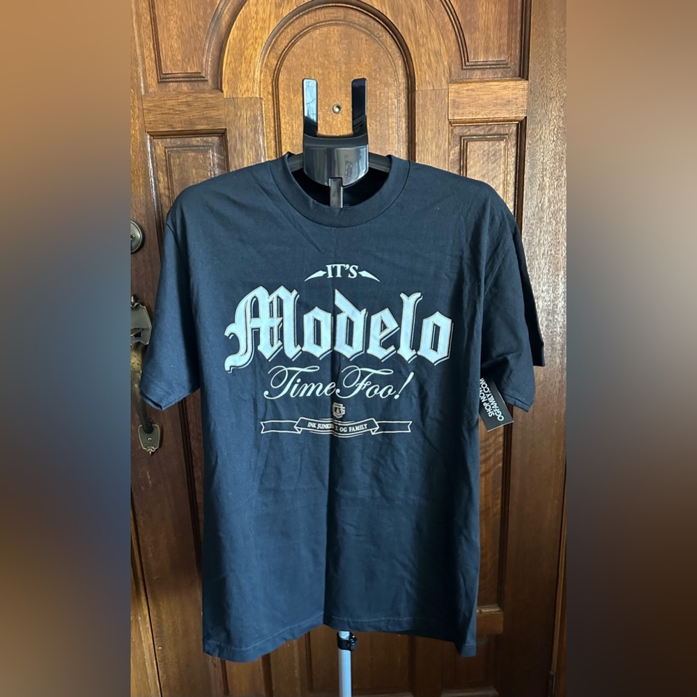 It’s Modelo Time Foo T-Shirt Men’s Size Large Ink Junkies X OG Family